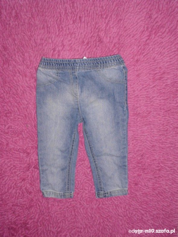 Leginsy rurki jeansowe