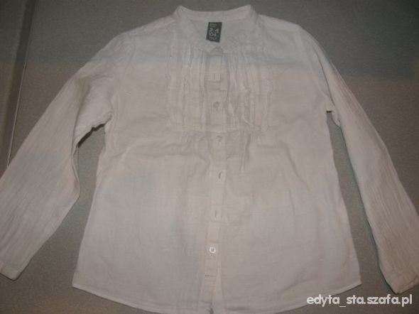 Zara koszulka biala rozm 104