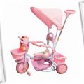 Różowy rowerek