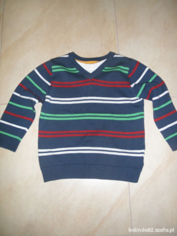 Sweter w paseczki F &F