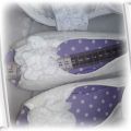 HM sandalki biale nowe cudne 29 r kwiat 3 D