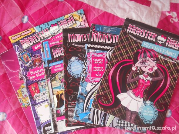 Gazetki kolorowanki Monster High