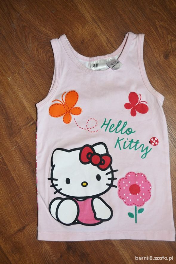 HM 98 104 bokserka hello kitty biedronki