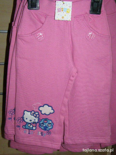 Nowe spodnie dresowe Hello Kitty 86