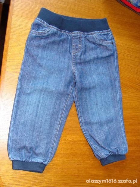 jeansy dla chłopczyka 86cm c&a