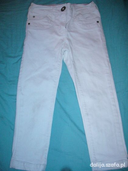 NEXT białe jeansy