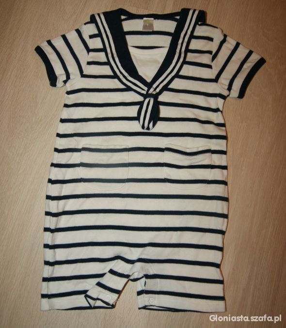 Rampers marynarskie rozmiar ok 86 cm