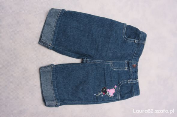 słodkie spodnie dżinsowe dla małej niuni