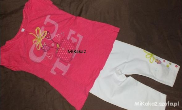 KOMPLET BIAŁO RÓŻOWY