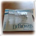 dr brown dwa wąskie smoczki 6 NOWE zapakowane