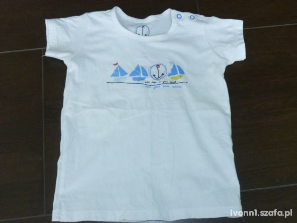 Tshirt bluzeczka koszulka marynarz tchibo 86