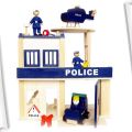 Marionette Komisariat Policji drewniany