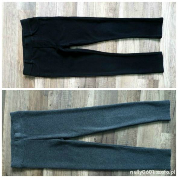 Dwie pary spodnie treginsy leginsyH&M 116cm
