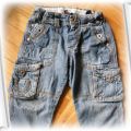 Spodnie dżinsowe bojówki ZARA