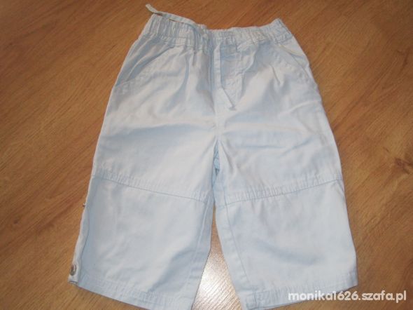 Spodnie na lato błękitne