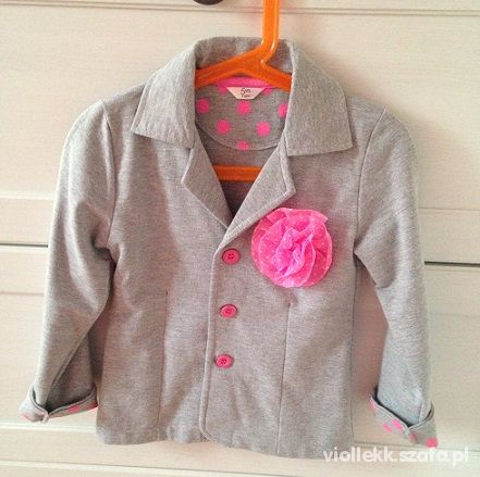 Marnarka Pepco szary róż neon 110cm