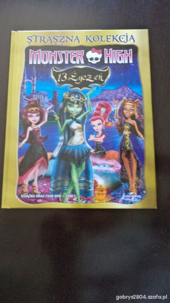 Monster High 13 życzen płyta DVD