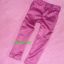 Atłasowe spodnie rurki w liliowym kolorze 92cm