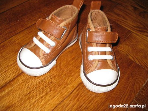 skórzane trampki HM rozmiar 16 17