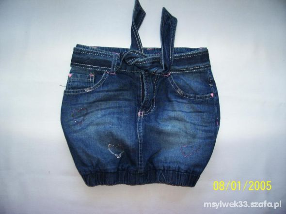 G2G sliczna jeans mini BOMBKA roz 116