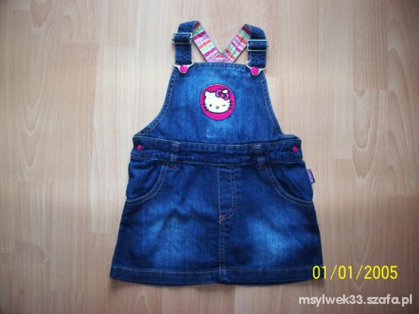 H&M HELLO KITTY sliczna jeansowa roz 86