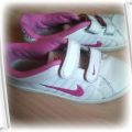 Nike na rzepy 33 biało różowe 205 cm adidasy
