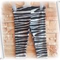 Getry legginsy Next zebra 98 104 cm