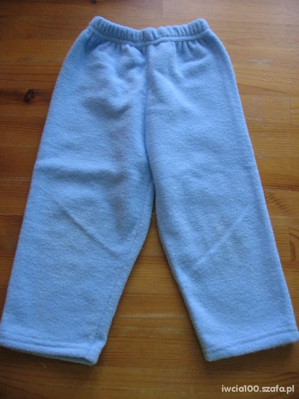Spodnie ciepłe niebieskie