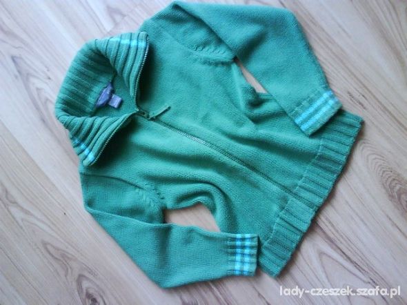 H&M zielony sweterek dziecięcy