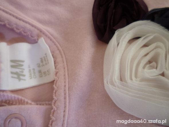 H&M bluzeczka brudny róż 3D