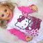 4 szt bluzeczek roz 92 hello kitty