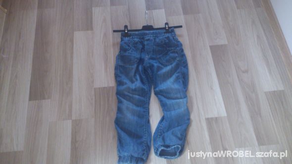 spodnie alladynki jeansowe