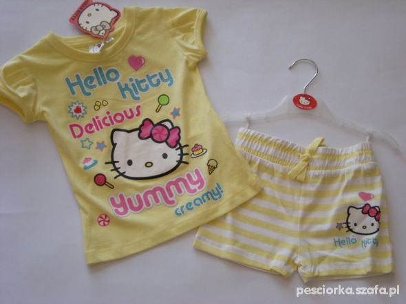 nowa bluzeczka i spodenki Hello Kitty 104