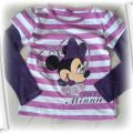 Disney fajna bluzeczka w paseczki z Minnie 116 cm