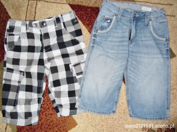 H&M zestaw spodenek na lato 134 140