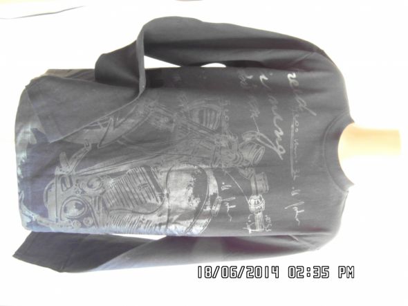 Bawełniana bluzka z aplikacją nowa z metką