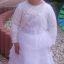 Bielutka sukieneczka na 2 3 latka