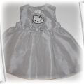 Sukienka H&M srebrna tiul Hello Kitty 12 18