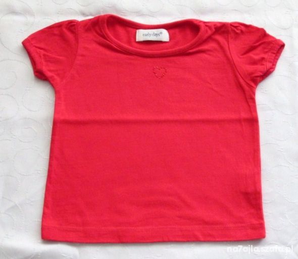 80 cm EARLY DAYS czerwona bluzeczka