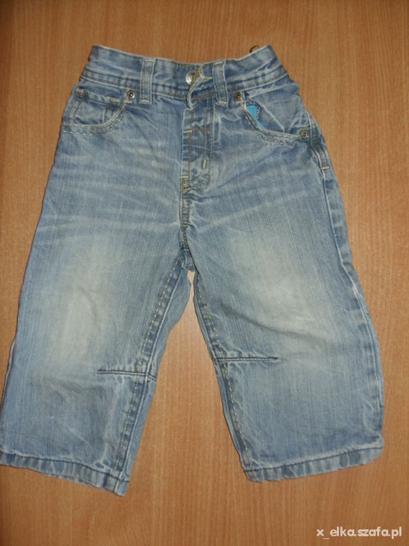 Spodnie jeans r 86 12 18 miesięcy