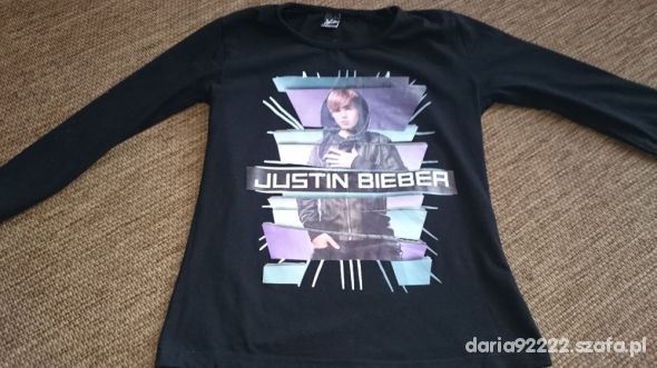 koszulka z długim rękawem z Justin Bieber