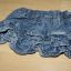 jeansowa spódnica z falbankami serduszka kieszonki