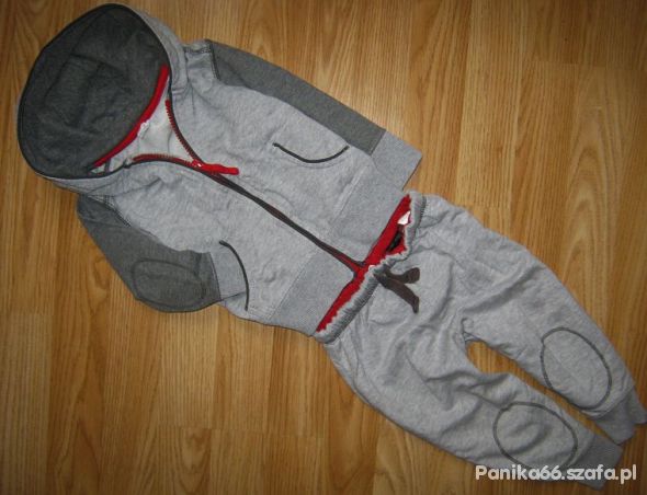 H&M HM DRES Z ŁATKAMI ŁATY JOGGERSY BLUZA