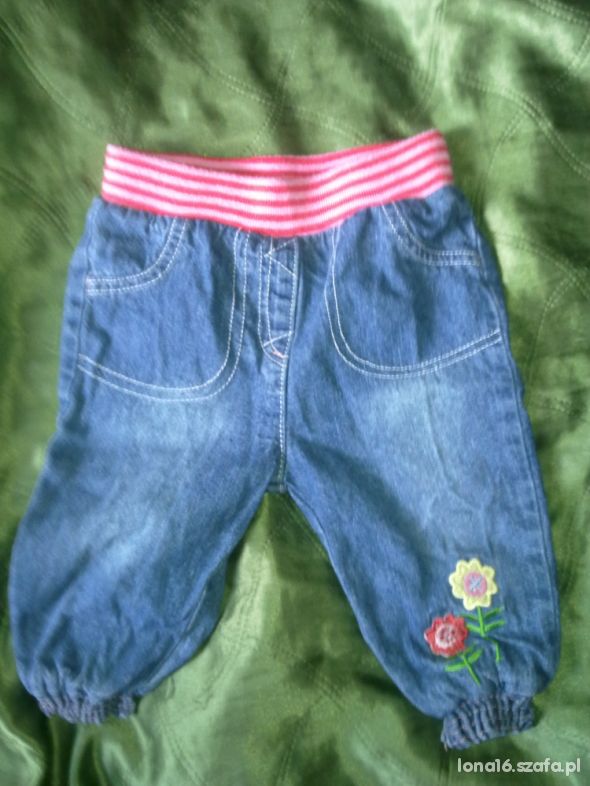 Spodnie jeans 74