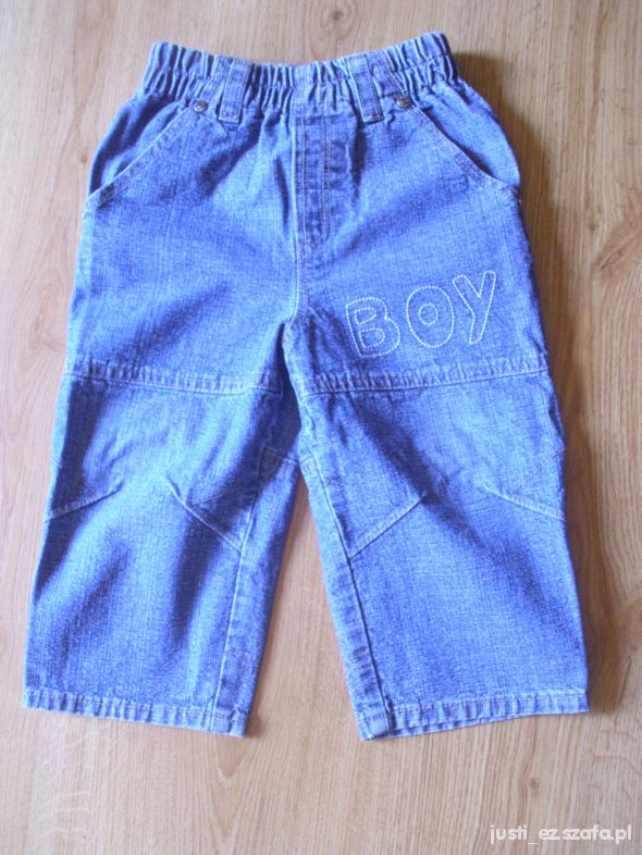 spodnie jeans 80