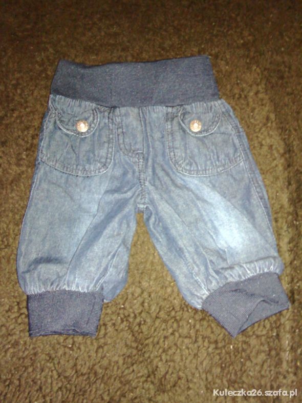 Bermudy jeansowe Early Days 80cm ale są mniejsze