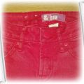 Spodnie jeansy czerwone H&M 140