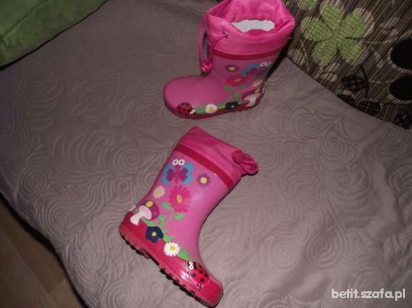 KALOSZE DLA DZIEWCZYNKI ROZMIAR 23