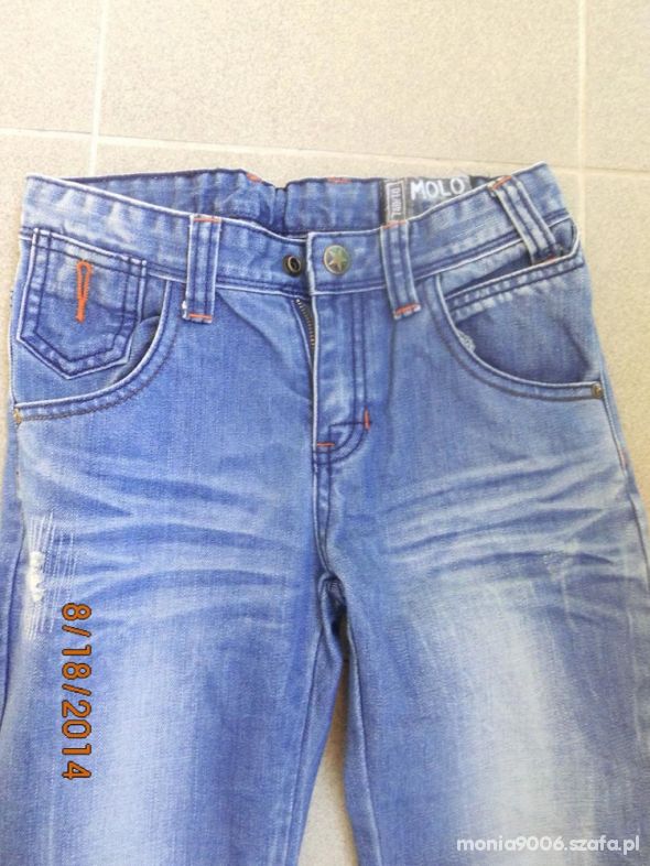 Spodnie jeans 140 idealne i tanie