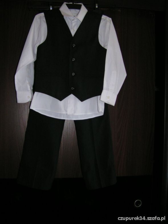 Elegancka kamizelka i spodnie dla chłopca 134